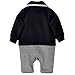 ZOEREA Baby Boys Romper Suits Bow Tie Baptism Wedding Tuxedo Jumpsuit Cotton 0-18 Months