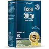 Orzax Ocean Omega 3 Balık Yağı 500 mg 60 Kaps&uuml;l