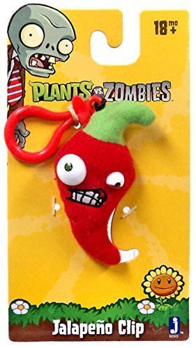 Preisvergleich Produktbild Plants vs. Zombies Mini Clip Plush Jalapeno by Plants vs Zombies