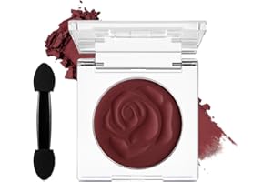 DE'LANCI Ombrello Monocromo Rosso Sangue- Effetto Ultra-Matte Autunno 2025,Formula 24h Waterproof & Pigmentazione Intensa | Trucco Vampiro Gotico,Halloween/Serata Horror,Vegano (con Applicatore) #07