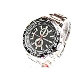 Easy Go Shopping Herren-Geschäftsuhr Gefälschte Tri-Eye-Quarzuhr Großes Zifferblatt Herrenuhr (Color : 4)