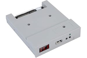 Egujiwa USB-Gotek-Diskettenlaufwerk-Emulator 12 × 10 × 3 Sfr1M44-U100 3,5 Zoll 1,44 MB USB-SSD-Diskettenlaufwerk-Emulator Plug-and-Play