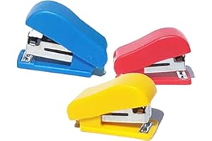 HREDZEO Mini Cucitrice,3 Pcs Mini Pinzatrice Portatile Piccola Cucitrice Fatta a Mano Mini Cucitrice Assistita Elegante Cucitrice Manuale Mini Cucitrice da Scrivania Cancelleria Domestica e Ufficio