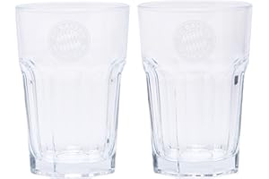 FC Bayern München Set di 2 bicchieri per latte macchiato