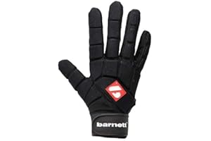 ‎BARNETT BARNETT FRG-03 Schwarz professionell Receiver Fußball Handschuhe, RE, DB, RB