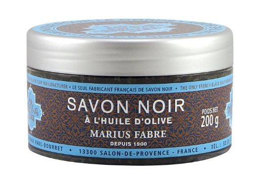 Preisvergleich Produktbild Marius Fabre Black Soap With Olive Oil 200g Jar