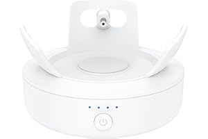 PlusAcc Batería para Google DOT 5ª y 4ª generación – 10000 mAh batería portátil Base soporte accesorio (solo batería) (blanco)