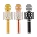Produktbild Drahtloses Bluetooth Karaoke Mikrofon, Tragbare Integrierte 1800mAh Lithium Batterie Rauschunterdrückung Audio Mikrofon Player Lautsprecher für IOS & Android Smartphone, PC, Zuhause, KTV, Party