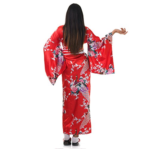 Japanischer Geisha Kimono Kujaku - 3