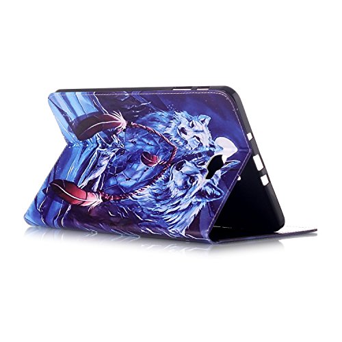 Romtronic Cute Colorful Flip Tasche PU Leder Abdeckung Stand Schutzhülle für Samsung Galaxy Tab A6 10.1 Pouces SM-T580 / SM-T585 + 1 x Schwarz Stylus (Design 12) - 5