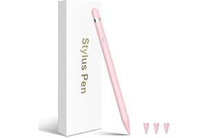 SENKUTA iPad Stift mit 4-30 Mins Laden USB-C, Palm-Ablehnung, Niedrige Latenz, Neigungserkennung und Hält magnetisch, Pencil für iPad 2018-2023