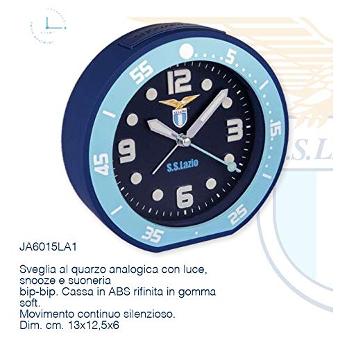 lowell Lazio Réveil Mouvement Silencieux Sonnerie bip-bip dim. 13 x 12,5 x 3