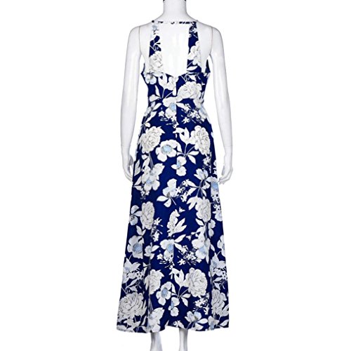 LILICAT Frauen Sommer Boho Lange Maxi Abend Party Kleid Strand Kleider Sundress - 6