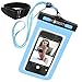 Price comparison product image Kobert Waterproof Cell Phone Case (Pro Blue), Dry Bag Pouch for iPhone 6s, 6s Plus Samsung Galaxy s7, s7 Edge, s6, Any Phone Up To 6 inches - Blue Strap and Armband