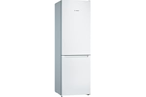 Bosch - Frigorífico Combi, 60 cm, Serie 2, NoFrost, Iluminación LED, MultiAirFlow, Blanco, KGN36NWEA