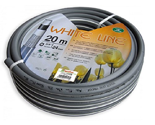 BRADAS Gartenschlauch "WHITE LINE" 5 Schichten, 30m - 3/4" (Zoll)