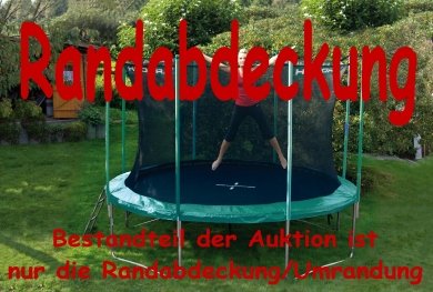 Hudora Randabdeckung 95510 grün aus Tarpaulin Gewebe Trampolin 305 Ø - 4