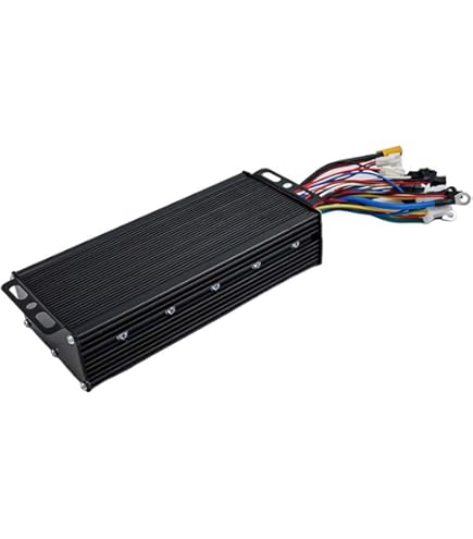 Kit Controller Brushless 45A Per E-Bike E Scooter – 36V/48V/52V Fino A 2000W, Display LCD Con 3 Modalità (Onda Quadra, Sinusoidale, Senza Hall)