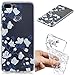 Produktbild Everainy Huawei Honor 9 Lite Hülle Silikon Transparent Gummi Neu Cover Hüllen Kompatibel für Huawei Honor 9 Lite Handyhülle Stoßfest Durchsichtig TPU Stoßstange Schutzhülle (Weiß Blume)