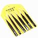 Teenxful 6pcs ESD Anti-Static Stainless Steel Tweezer Set Tweezers Maintenance Tools Kits Set