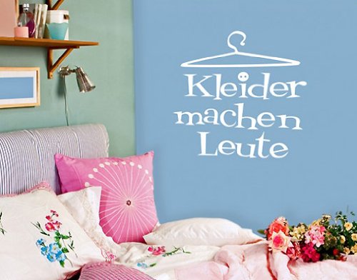 Preisvergleich Produktbild WandTattoo No.BR188 Kleider machen Leute