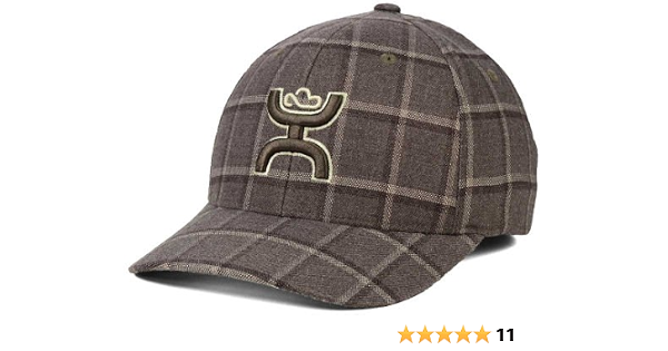Pueblo Plaid Flex Fit Cap Brown 