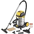 Stanley Aspiratore Solidi e Liquidi SXVC30XTDE con Presa Elettroutensili (1600 W, 30 l)