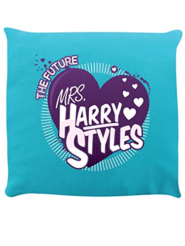 The Future Mrs Harry Styles Kissen Türkis 40x40cm