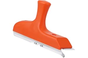 PENITUE Kantenanleimschneider mit Edelstahlklinge und Komfortablem Griff, Holzbearbeitungswerkzeug zum Entgraten Hobeln und Korrigieren Holzkanten Furnier PVC ABS auf Geraden Gebogenen Oberflächen