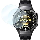 Engo Huawei Watch Gt 6 Pro 46mm İle Uyumlu Ekran Koruyucu &Ccedil;izilmeye Dayanıklı Akıllı Saat Koruması, 9H Temperli Kırılmaz Esne
