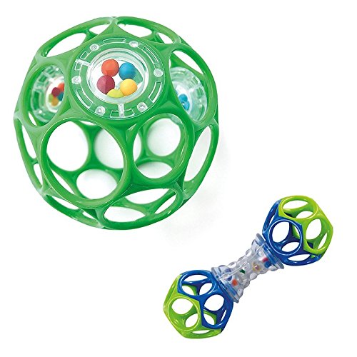 Preisvergleich Produktbild Oball Set Oball Rattle grün mit Oball Shaker