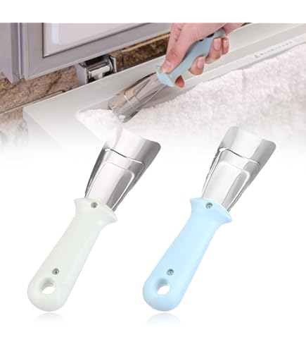 Raschietto Ghiaccio Frigorifero In Acciaio - Sbrinamento Congelatore - Foto 11