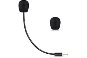 WEISHAN Barracuda X Mic Replacement for Razer Barracuda X Wireless Gaming Headphone, Detachable 3.5mm Noise Cancelling Microphone for Xbox One, PS4, PS5, PC