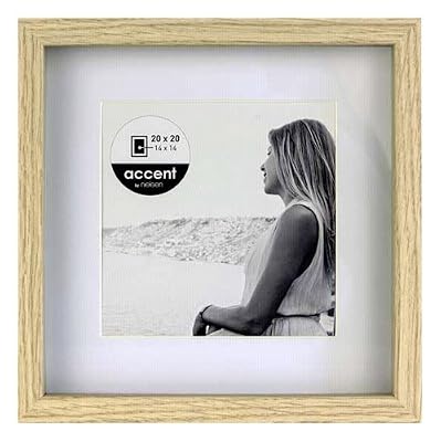 Nielsen Design Cadre Photo en Bois Couleur chêne 20 x 20 cm