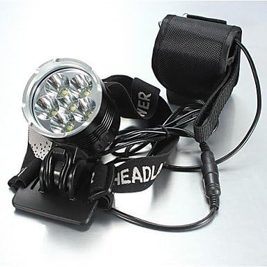 ZQ LT-908207 5Mode 6xCREE XM-L T6 Bike Bicycl LED HeadLamp(8400LM.4X18650.Black)