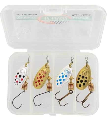 Kit 3 Cucchiai Da Pesca Mepps Aglia - Per Salmonidi In Acque Poco Profonde - Foto 3