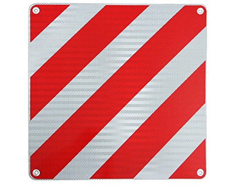 Preisvergleich Produktbild 500x500mm Warntafel für Überlänge Italien aus Aluminium