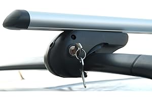 VDP Barras portaequipajes de Aluminio Rio 120Â para Volkswagen Tiguan, Peso hasta 90 Kg.