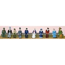 SEATED CRICKETERS BENCHES NOT included F35dp PAINTED OO Scale Langley