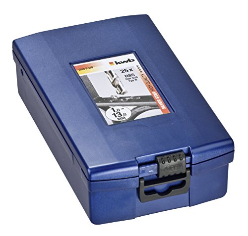kwb Metallbohrersatz HSS-G Silver Star 25-tlg. 205720 (bis zu 40% schneller, 50% geringerer Anpressdruck, präzisionsgeschliffen, DIN 338) - 2