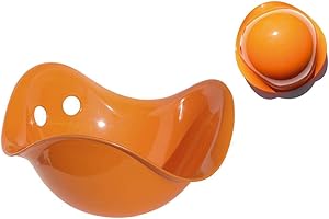 MOLUK 2843006 Bilibo orange, endlose Spiel-Möglichkeiten, Motorikspielzeug für Kinder ab 2 Jahren, Spielschale, innovatives Lernspielzeug