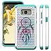 Produktbild Bakacase Galaxy S8 Plus H¨¹lle Ultra d¨¹nn, Bunt Sparkly Diamond bemalt schutzh¨¹lle in Dual-Layer-Design Schale Hartplastik PC R¨¹ckseitige Tasche und weiche TPU In