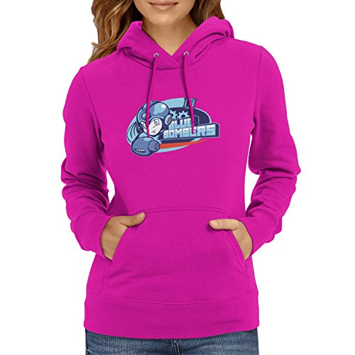 Texlab - Sudadera con capucha - Cuello redondo - Manga Larga - para mujer fucsia 38/40