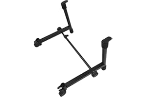 Nupaque Keyboard Stand | Universal 2 Tier Keyboard Stand | Electronic Organ Holder Rack | Portable Piano Stand Musical Instrument Rack With Adjustable Height
