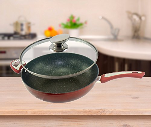 WTC XXL Woks Wokpfannen mit Deckel Asia Wok Pfanne in verschiedenen Ausführungen (32 cm mit Griff)