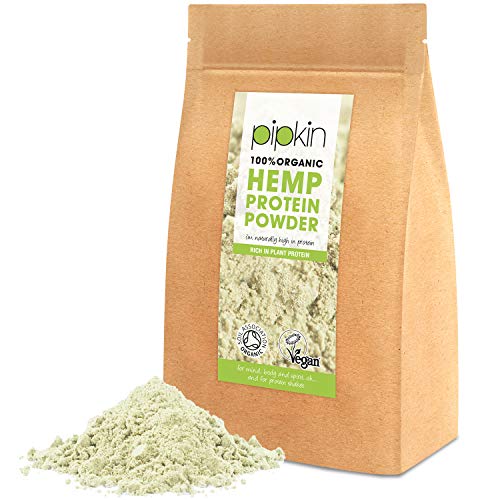 Farina 100% di proteine di canapa 100% di semi di canapa biologica, polvere di proteina di canapa vegana a base vegetale naturale nonGMO, senza glutine e lattosio, ricco di Omega 3 6 9 e acidi grassi