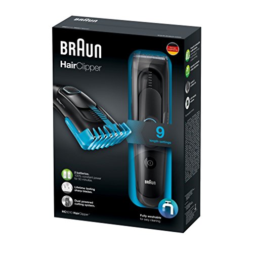 Braun Haarschneider HC5010, Langhaarschneider, einsetzbar als Trimmer, schwarz - 5