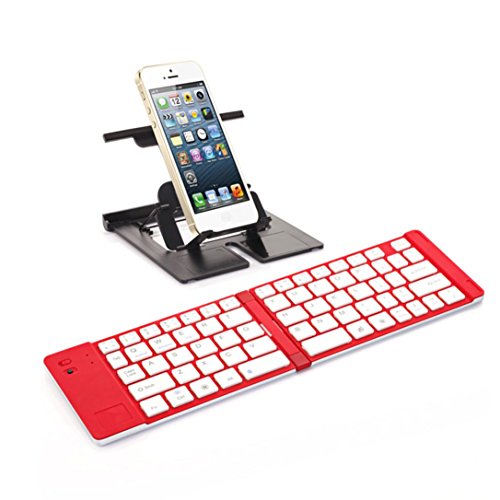 Preisvergleich Produktbild Kaiki Portable Foldable Folding Wireless Bluetooth Tastatur Reise Stand