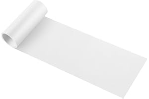 Cahomo 10x160cm Patch de Réparation en Cuir, Papier Peint Auto-Adhésif en Cuir PU Patch de Réparation Kit Premiers Soins pour Canapé de Siège de Voiture Meubles Vestes Sac À Main Blanc