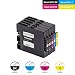 Produktbild DOREE GC31 GC31K GC31C GC31M GC31Y (5-Stück Schwarz/Cyan/Magenta/Gelb)Tintenpatrone Kompatibel für RICOH GX-e7700/e5500/e3300/e2600